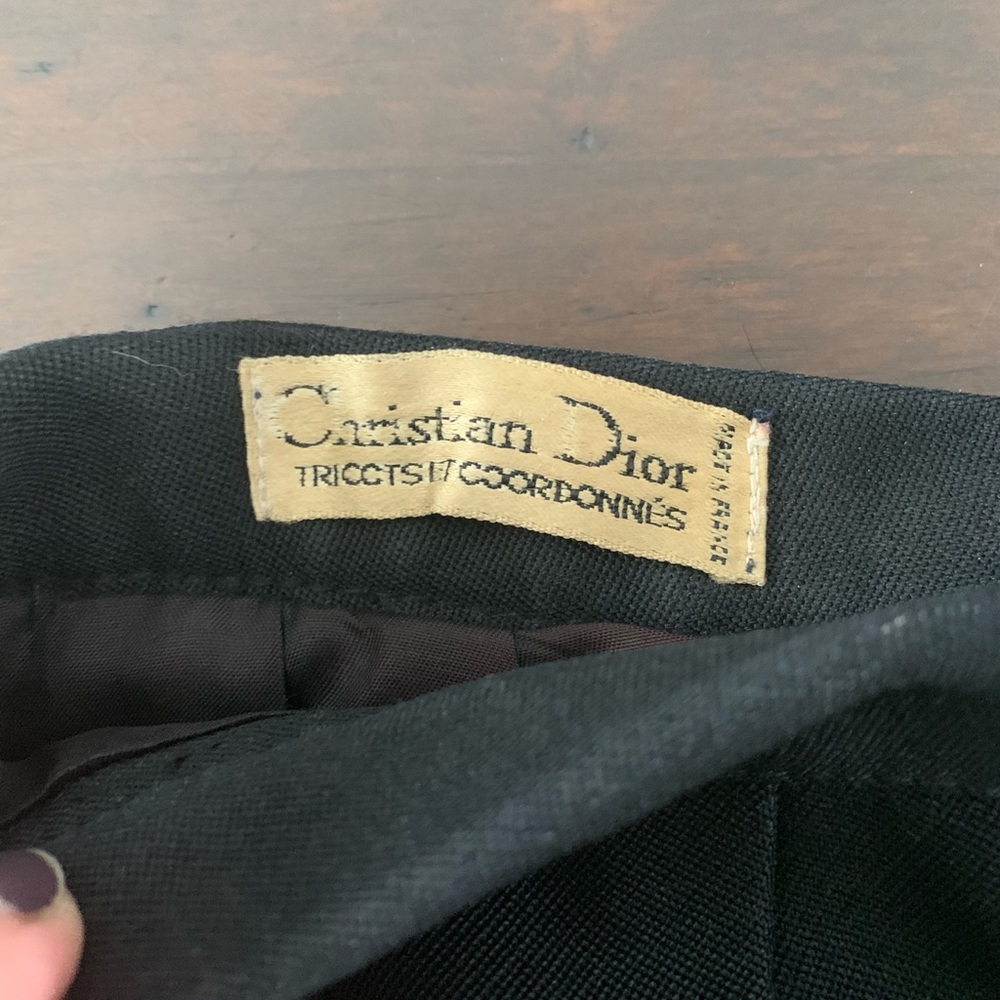 Christian Dior tricots et coordonnes black skirt. - Picture 3 of 3